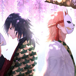 This is a pixiv picture whose title is 離別.