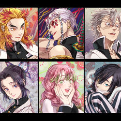 This is a pixiv picture whose title is 柱.