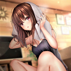 This is a pixiv picture whose title is 「お次どうぞ」.