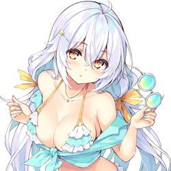 This is a pixiv picture whose title is 水着ラプアさん.