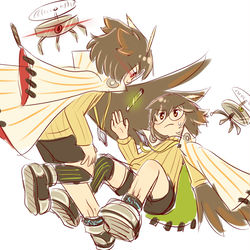This is a pixiv picture whose title is 赫默中心合集4 + 博士自设.