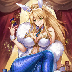 This is a pixiv picture whose title is 兔子王.