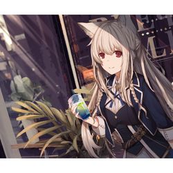 This is a pixiv picture whose title is カフェと待ち合わせ.