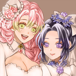 This is a pixiv picture whose title is 柱女子.