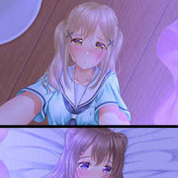 This is a pixiv picture whose title is ドキドキ.