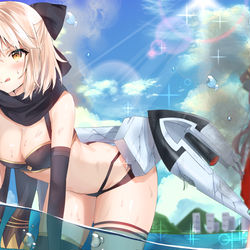 This is a pixiv picture whose title is 宝具後スタン！！！！.