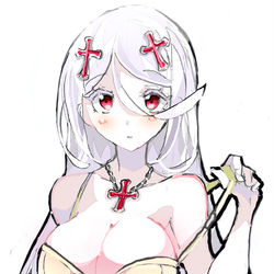 This is a pixiv picture whose title is アルビノちゃん.