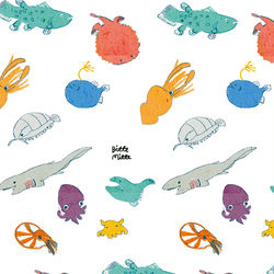This is a pixiv picture whose title is 深海生物.
