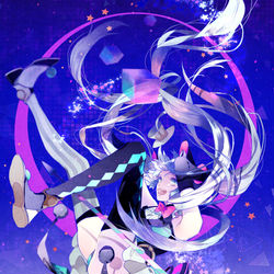 This is a pixiv picture whose title is マジカルミライ.