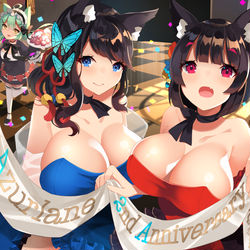 This is a pixiv picture whose title is アズレン2周年おめでとう！！.