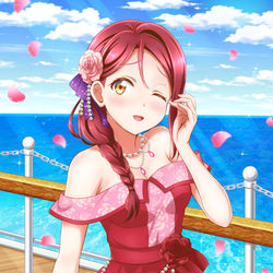 This is a pixiv picture whose title is ドレス梨子ちゃん.