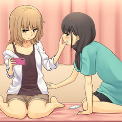 This is a pixiv picture whose title is ちょっと待って、スタミナ使い切らなきゃいけないから….