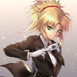 This is a pixiv picture whose title is モードレッド　.