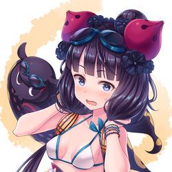 This is a pixiv picture whose title is 水着北斎さん.
