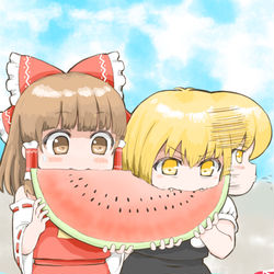 This is a pixiv picture whose title is ちょっとちょうだい！.