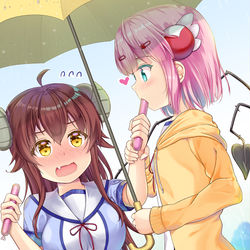 This is a pixiv picture whose title is シャミ桃.
