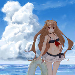 This is a pixiv picture whose title is 村雨.