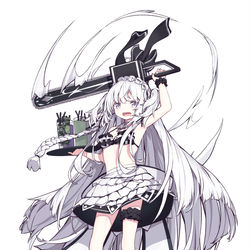 This is a pixiv picture whose title is チェンソーメイドちゃん(ver.水着).