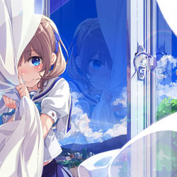 This is a pixiv picture whose title is 青透.