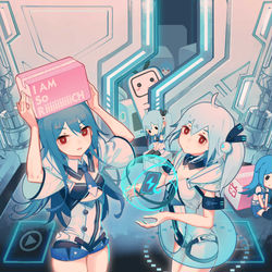This is a pixiv picture whose title is 会员购2018.