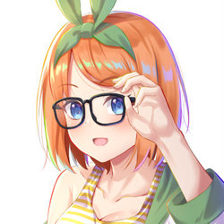 This is a pixiv picture whose title is 11巻特典四葉ちゃん.