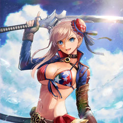 This is a pixiv picture whose title is ムサシ・ミヤモト.