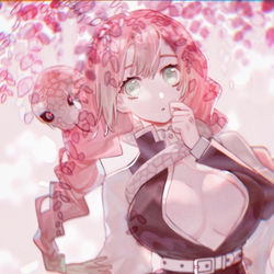 This is a pixiv picture whose title is 蛇恋.