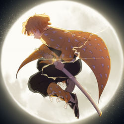 This is a pixiv picture whose title is 善逸くんおめでとう.