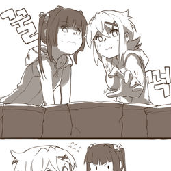 This is a pixiv picture whose title is 金銭感覚おかしい斬撃武器組.