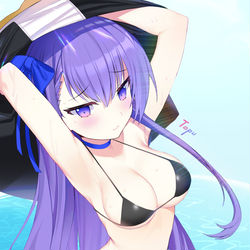 This is a pixiv picture whose title is 水着メルト.