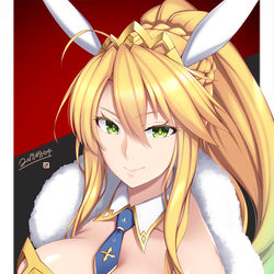 This is a pixiv picture whose title is バニ上.