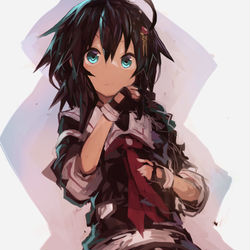 This is a pixiv picture whose title is 時雨.