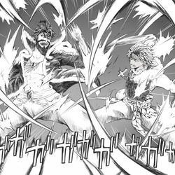 This is a pixiv picture whose title is ちょっと物騒な髭バソログ.