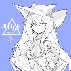 This is a pixiv picture whose title is 【斯卡蒂】.