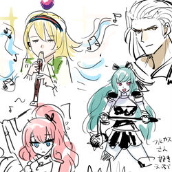 This is a pixiv picture whose title is メギドちゃん（ベレちゃまを少々添えて）.