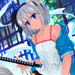 This is a pixiv picture whose title is まだまだ暑いですね.