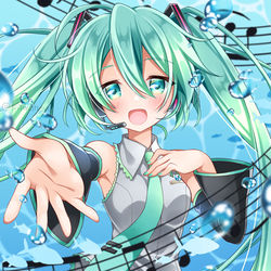 This is a pixiv picture whose title is 歌う.