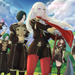 This is a pixiv picture whose title is 黒鷲の学級.