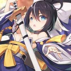 This is a pixiv picture whose title is アズレン2周年.