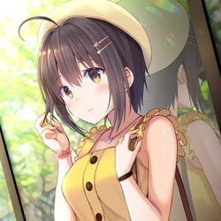 This is a pixiv picture whose title is 美穂と街で待ち合わせ.
