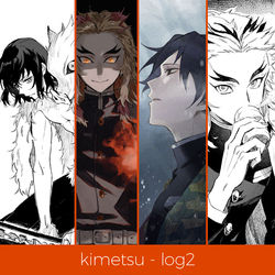 This is a pixiv picture whose title is 鬼滅ログ❷.