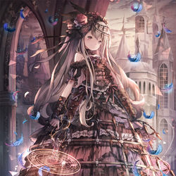 This is a pixiv picture whose title is 【神撃のバハムート】ゴシックリローダー.