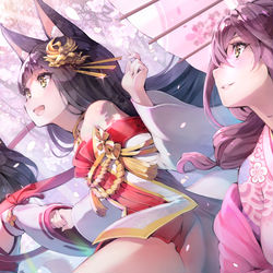 This is a pixiv picture whose title is 2nd anniversary！.