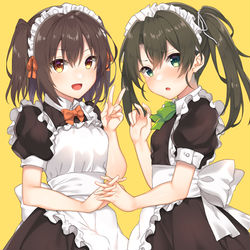 This is a pixiv picture whose title is 瑞川メイド.