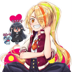 This is a pixiv picture whose title is 二階堂サキ.