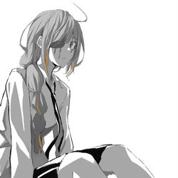 This is a pixiv picture whose title is ;_;.