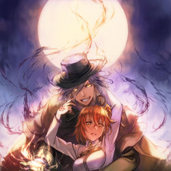 This is a pixiv picture whose title is 共犯者.