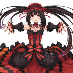 This is a pixiv picture whose title is 時崎狂三.
