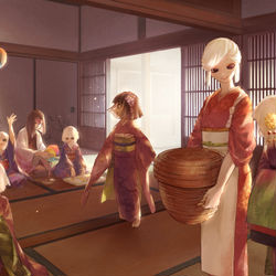 This is a pixiv picture whose title is 産屋敷家.
