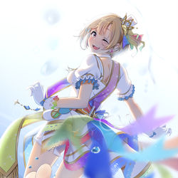 This is a pixiv picture whose title is レインボーカラーズ夕美.